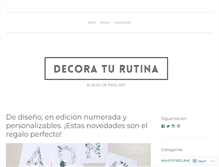 Tablet Screenshot of decoraturutina.com